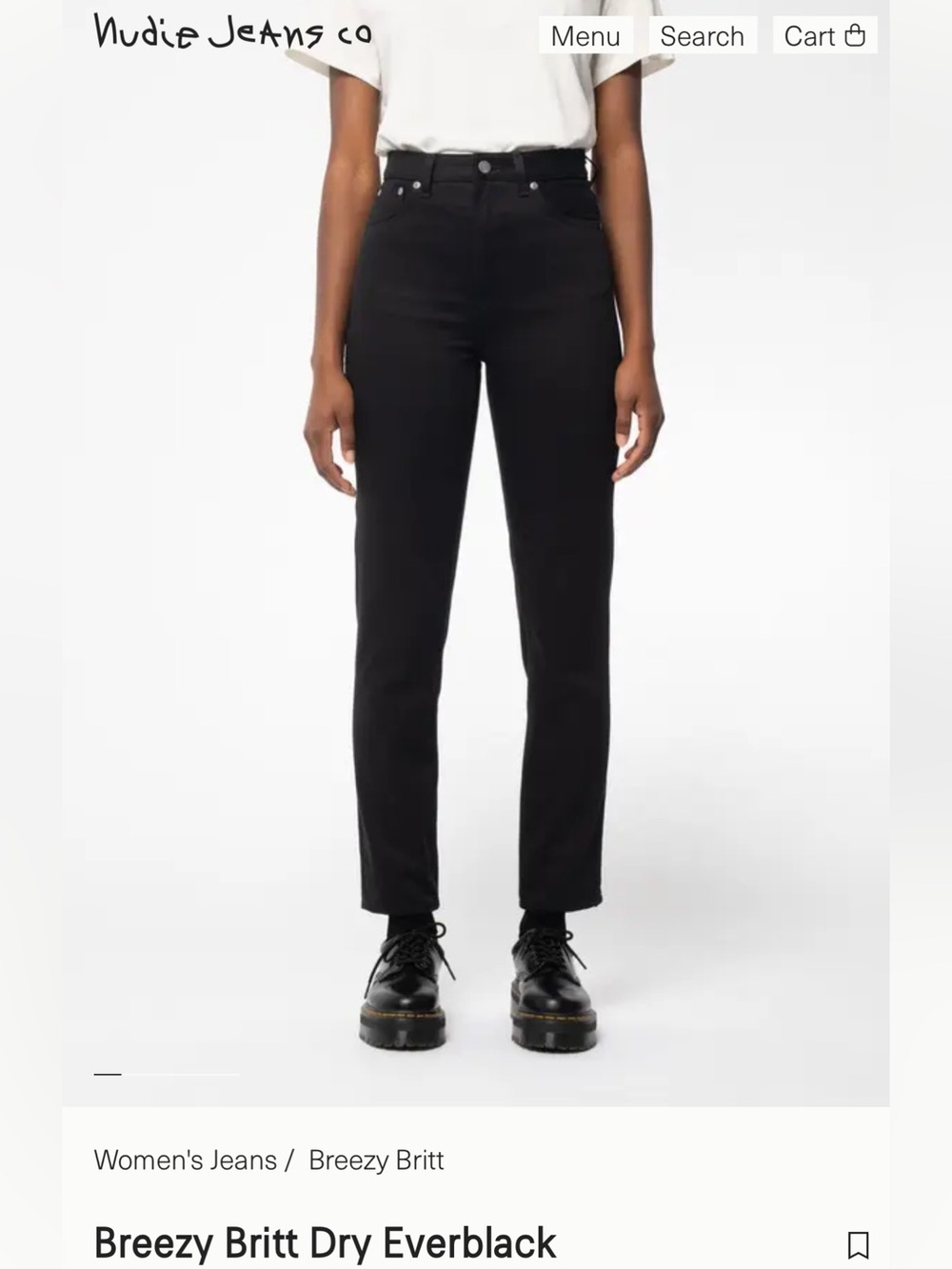 Nudie Jeans - Breezy Britt - Black